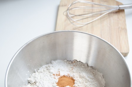 Flour mixture and whisk